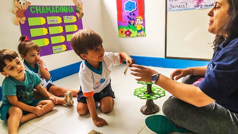 Pré-escola: tranquilidade para os pais, desenvolvimento para os alunos